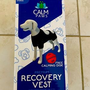 Medium Size Dog. Black Recovery Vest